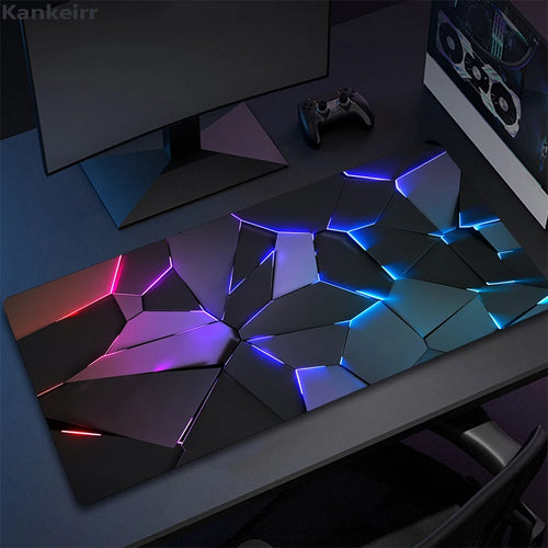 Cool Geometry Mouse Pad Large Computer Rug Office Table Mat