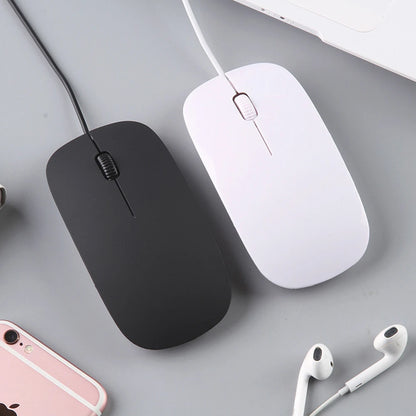Wired Computer Mouse 1000 DPI Mice Mute Button