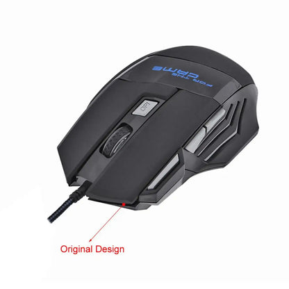 USB Wired Gaming Mouse 7 Button Backlit Ergonomic Mice