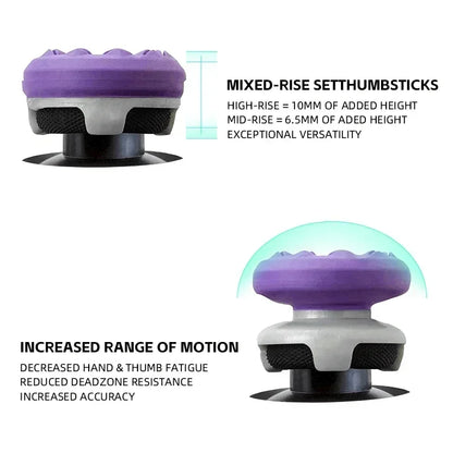 DATA FROG PS5 Controller Tall Thumb Stick Grips High Rise Caps