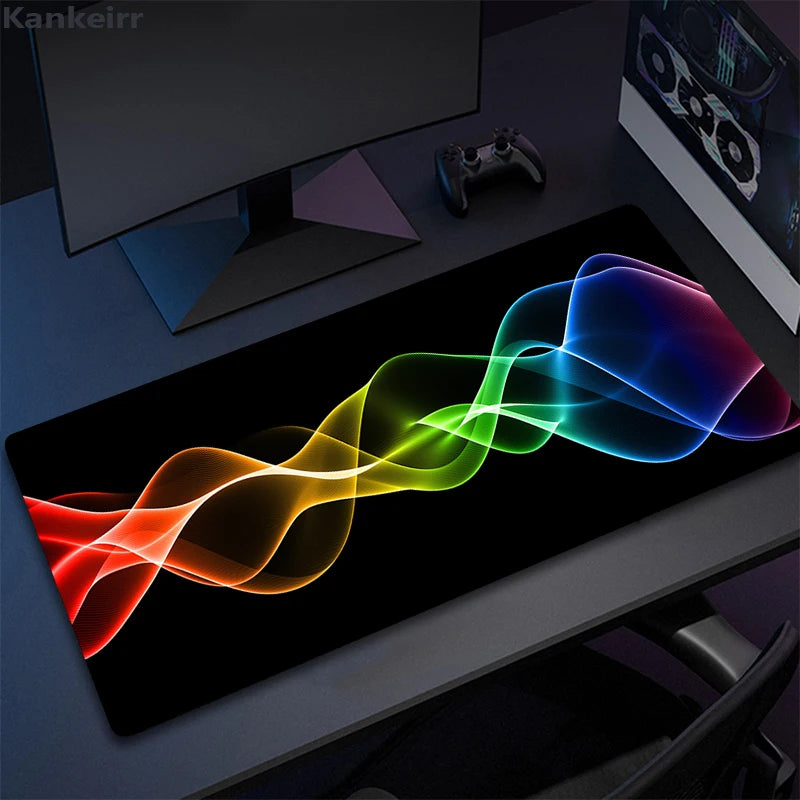 Cool Geometry Mouse Pad Large Computer Rug Office Table Mat
