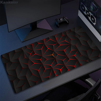 Cool Geometry Mouse Pad Large Computer Rug Office Table Mat