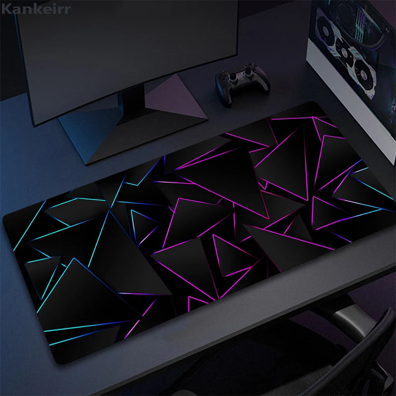 Cool Geometry Mouse Pad Large Computer Rug Office Table Mat