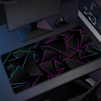 Cool Geometry Mouse Pad Large Computer Rug Office Table Mat