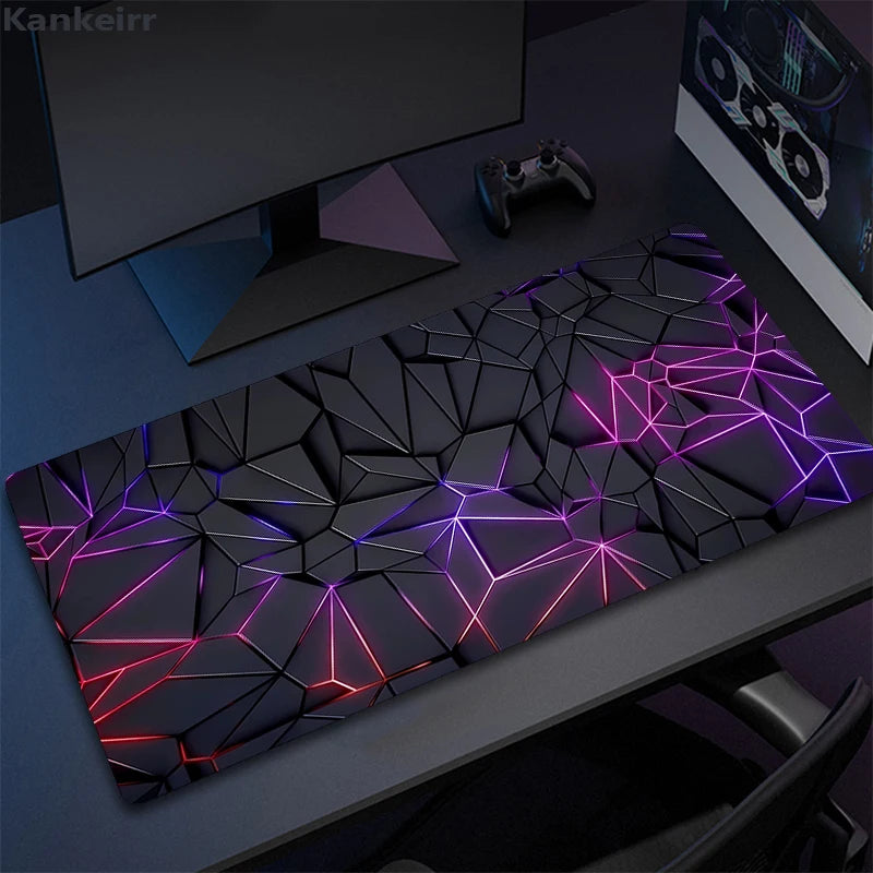 Cool Geometry Mouse Pad Large Computer Rug Office Table Mat