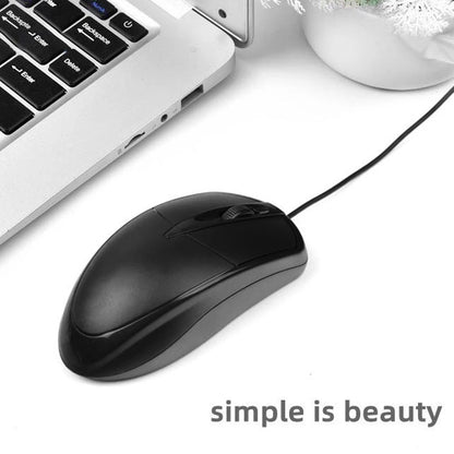 Wired Computer Mouse 1000 DPI Mice Mute Button