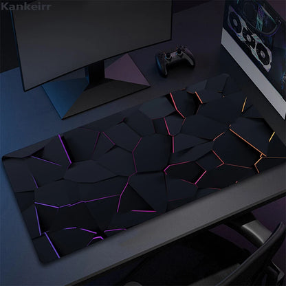 Cool Geometry Mouse Pad Large Computer Rug Office Table Mat
