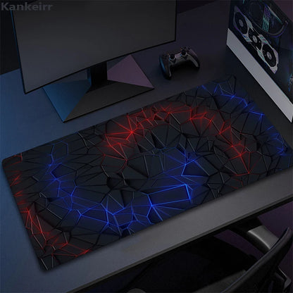 Cool Geometry Mouse Pad Large Computer Rug Office Table Mat