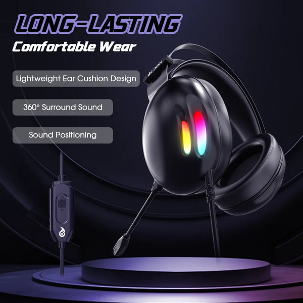 Surround Sound Gaming Headset for PC Xbox