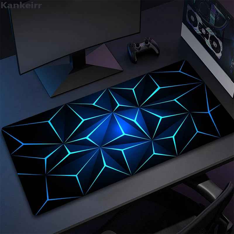 Cool Geometry Mouse Pad Large Computer Rug Office Table Mat