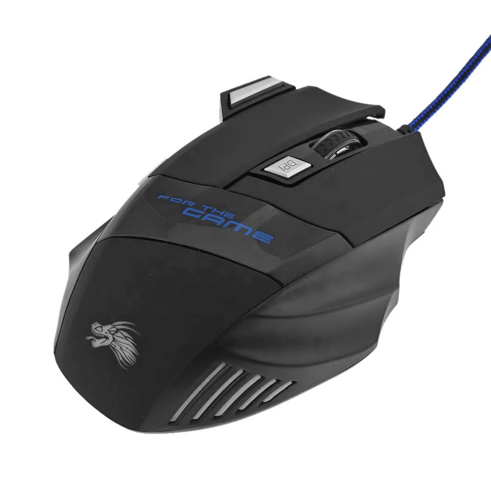 USB Wired Gaming Mouse 7 Button Backlit Ergonomic Mice