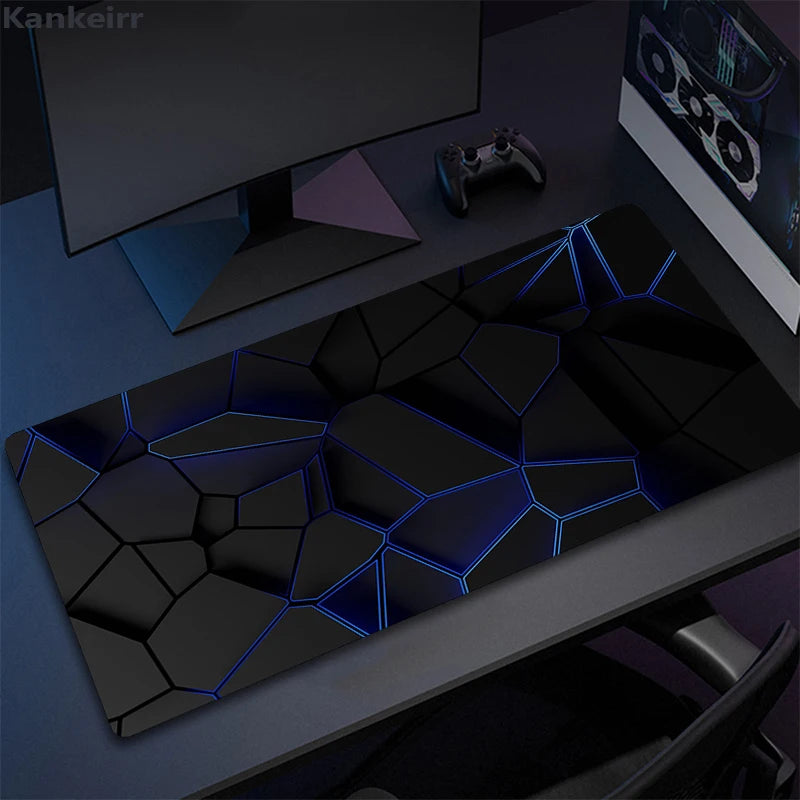 Cool Geometry Mouse Pad Large Computer Rug Office Table Mat