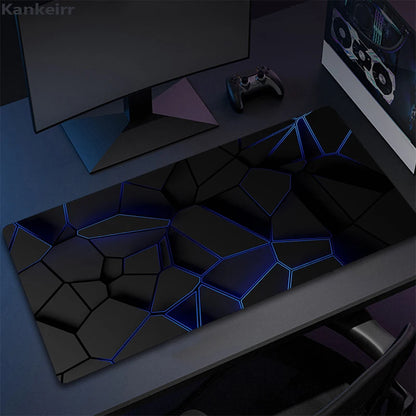 Cool Geometry Mouse Pad Large Computer Rug Office Table Mat